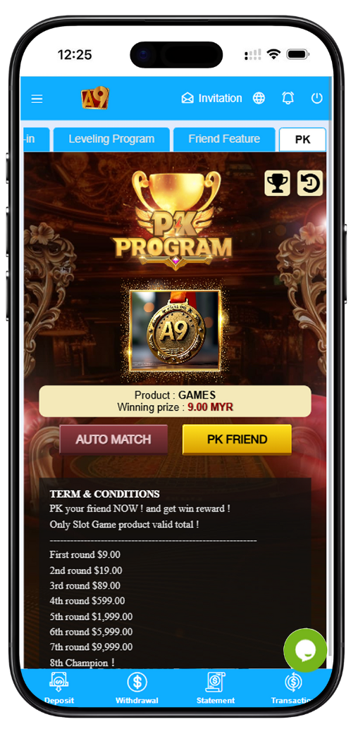A9Play PK Program Battle Arena